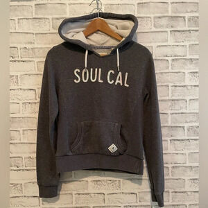 Women’s Soul Cal gray logo hoodie XS
